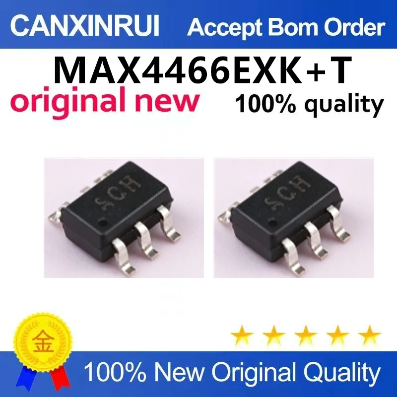 （5pcs-10pcs）Brand new original SOT23 MAX4466EXK+T audio power amplifier chip
