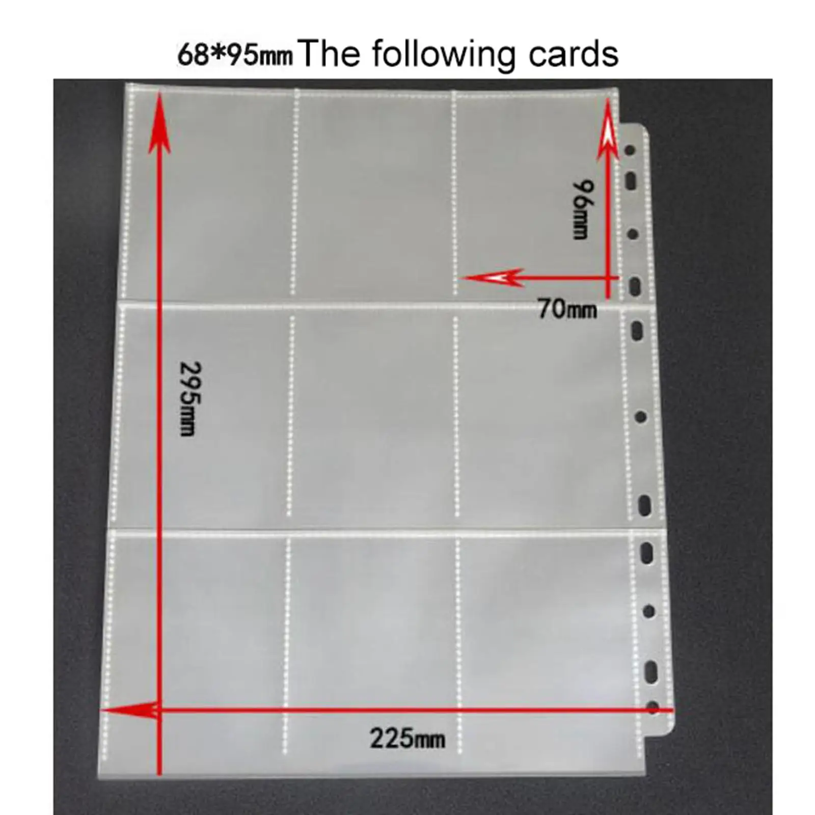 10PCS Album Collection,90 Pockets Trading Gaming Card Sleeves Storage, Sleeves Photo Albums