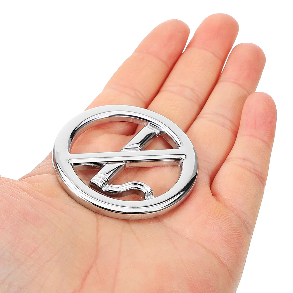 2 قطعة ملصق معدني ممنوع التدخين واضح ثلاثية الأبعاد علامة تحذير ذاتية اللصق للسيارة الداخلية مركبة المنزل مكتب الأعمال استخدام الفضة