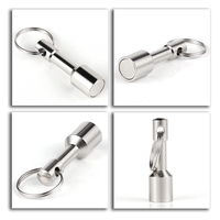 Metals Test Hanging Keys Holder Keychain Magnet for Testing Brass Neodymium