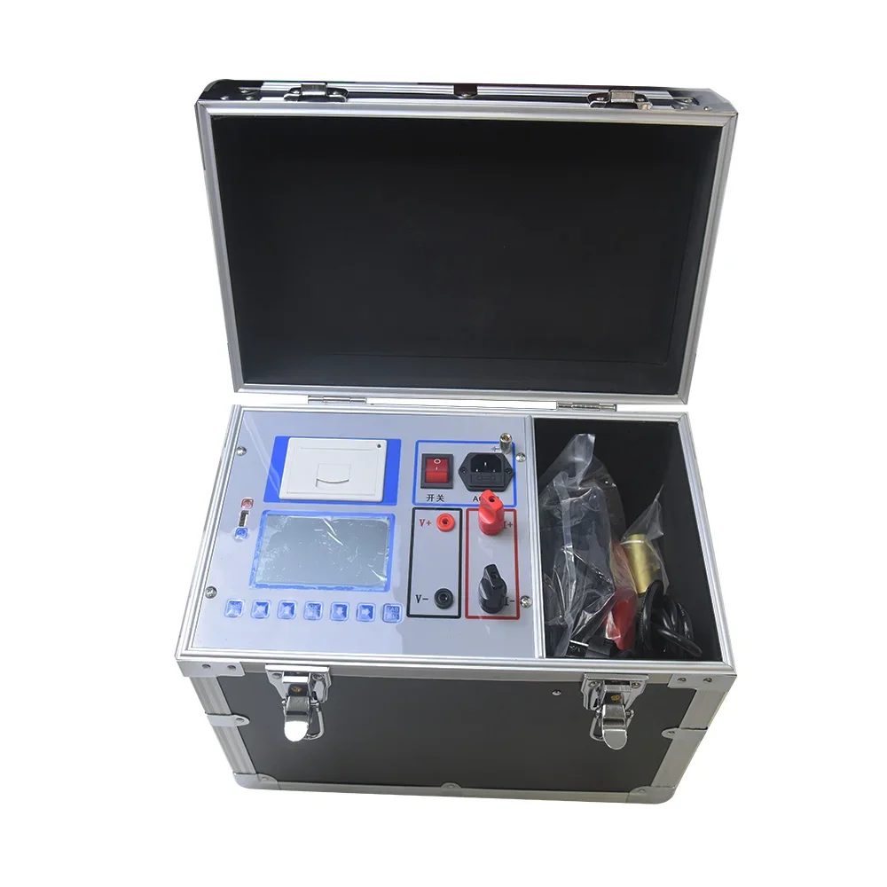 

2026 Portable LCD Display Screen 10A DC Resistance Tester Transformer Winding Resistance Meter 50Hz Multimeter Test Equipment