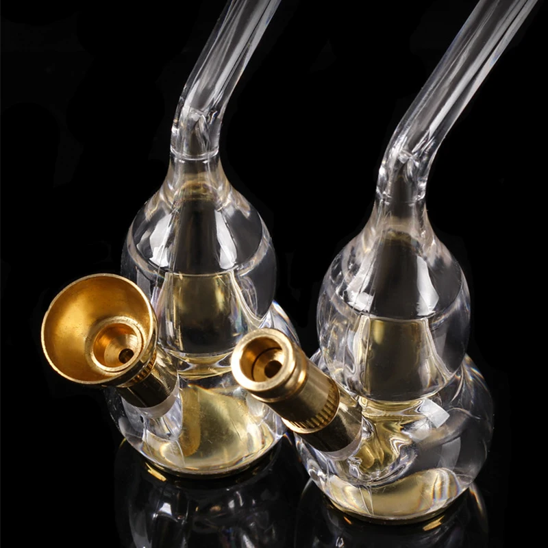 Mini Shisha Hookah Water Pipe Cigarette Bottle Dual Tobacco Smoking Water Pipe Bottle Smoking Accessories