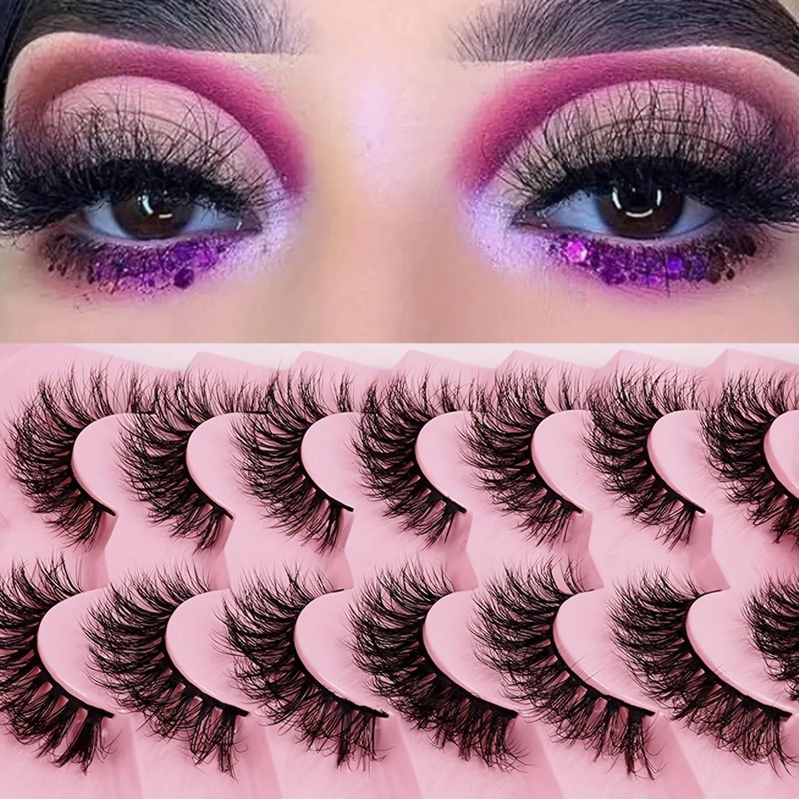 Sztuczne rzęsy z norek, natura – Eyelash Extension Cat Eye Wispy recenzja i cena