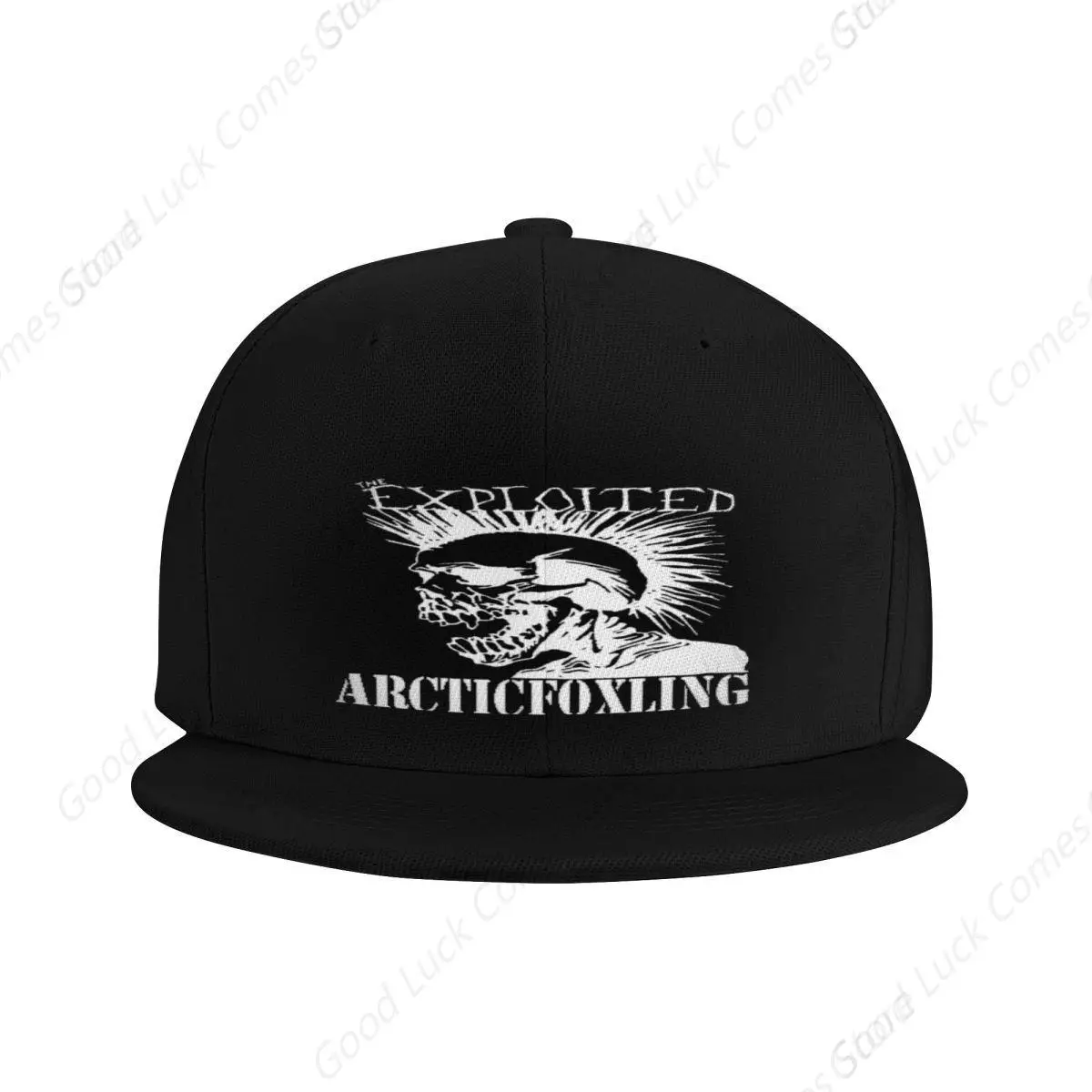 Exploited Baseball Hat Flat Brim Bill Fitted Closure Full Close Hip Hop Basketball Tennis Golf Football Hiphop Outdoor Tourist