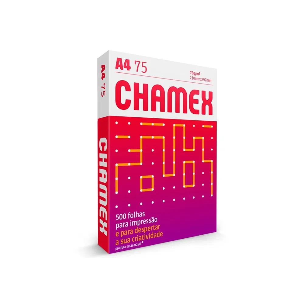 A4 Chamex Sulfite Paper 500 Sheets 75g 210x Premium 297