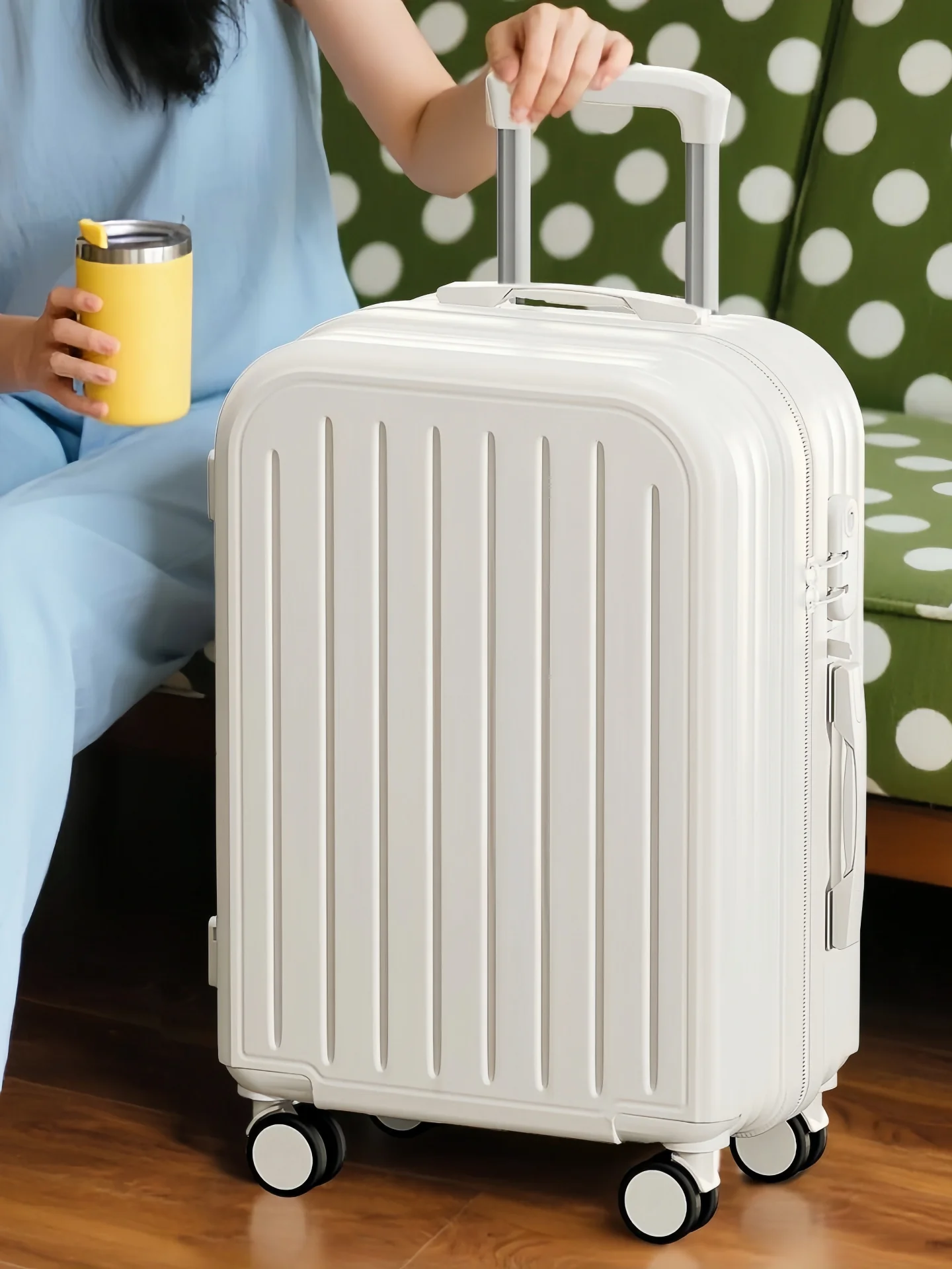 luggage-carry-on-26-inch-women's-new-lightweight-portable-password-box-durable-travel-suitcase-with-pull-rod-casual-travel