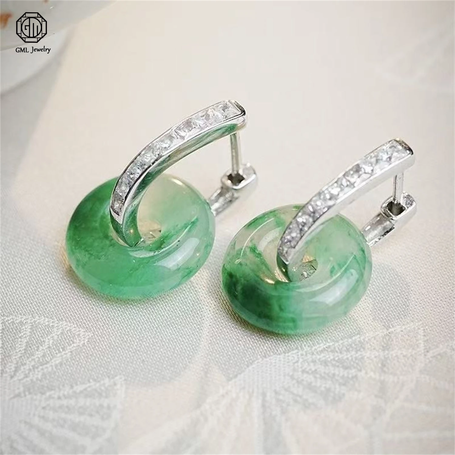 925 Sterling Silver Peace Lock Earrings Hoop Unique Minimalist Light Luxury Women Party Holiday Gifts For Elders Jewelry Gift