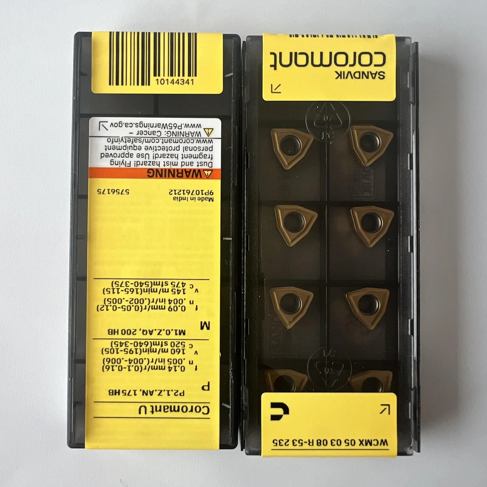 

SANDVIK / WCMX050308R-53 235 / Original Swedish hard alloy blade 10 Pcs