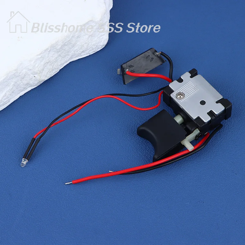 【S】Long Durable High Electric Drill Dustproof Speed Control Push Button Trigger Switch DC Cordless Drill Switch for