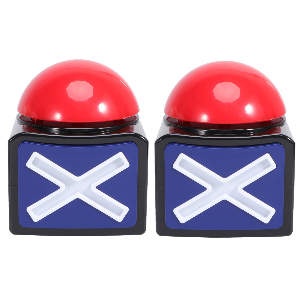 2Pcs Game Answer Buzzer Squeeze Sound Box Game Answer Buzzer Electronic Sounding Toy Show Sound Button without Red