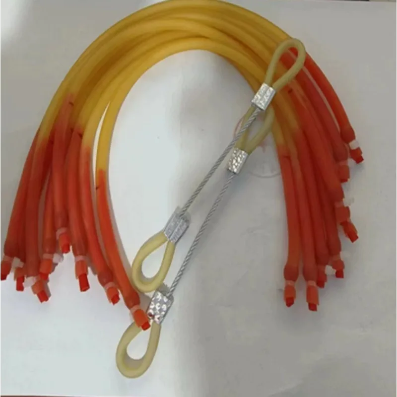 Compound Slingshot Spare Parts Replacement Bow String With Optional Round / Inner Through Thick Rubber Bands Outdoor Shooting H