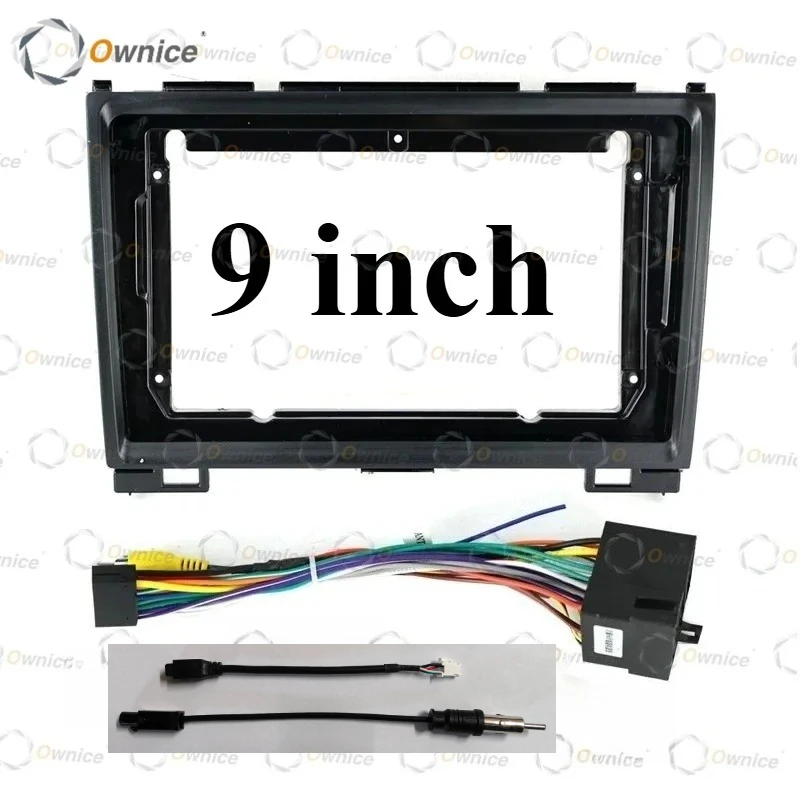 Ownice 9 Inch Car Radio Stereo Face Plate for Great Wall Haval H3 H5 2010 - 2012 Panel Dash Mount Refitting Fascia Frame Cables