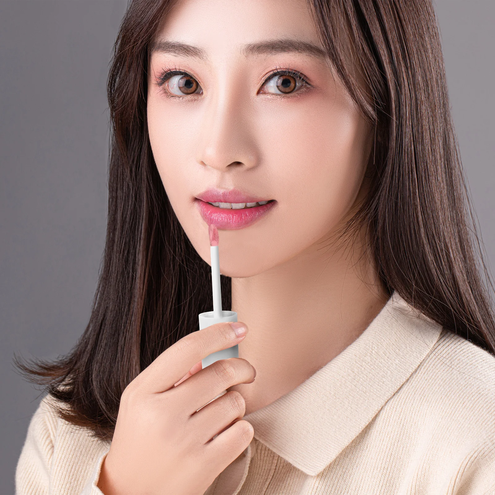 ขวดลิปกลอสขนาดเล็ก 10 ชิ้น 3 มล. แบบเติมได้ สำหรับลิปบาล์ม น้ำมัน DIY สีสัน น้ำหนักเบา ผลิตจาก ABS พกพาสะดวก