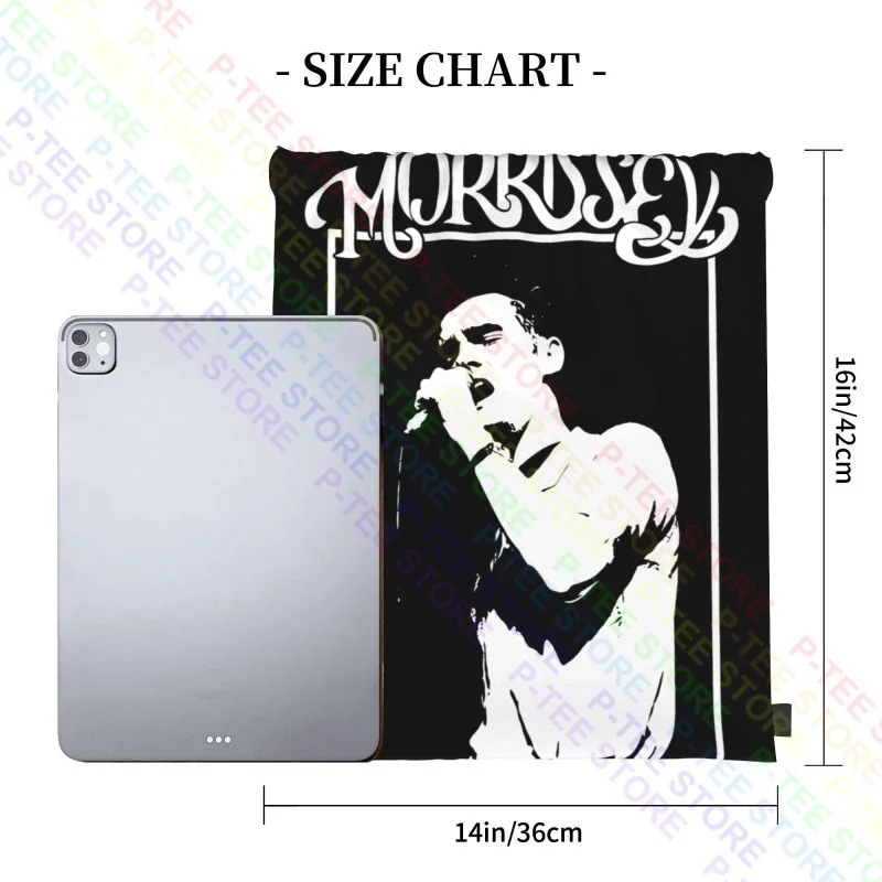 Morrissey The Smiths Alle Farben Drawstring Bags Gym Bag Newest Art Print Lightweight Riding Backpack