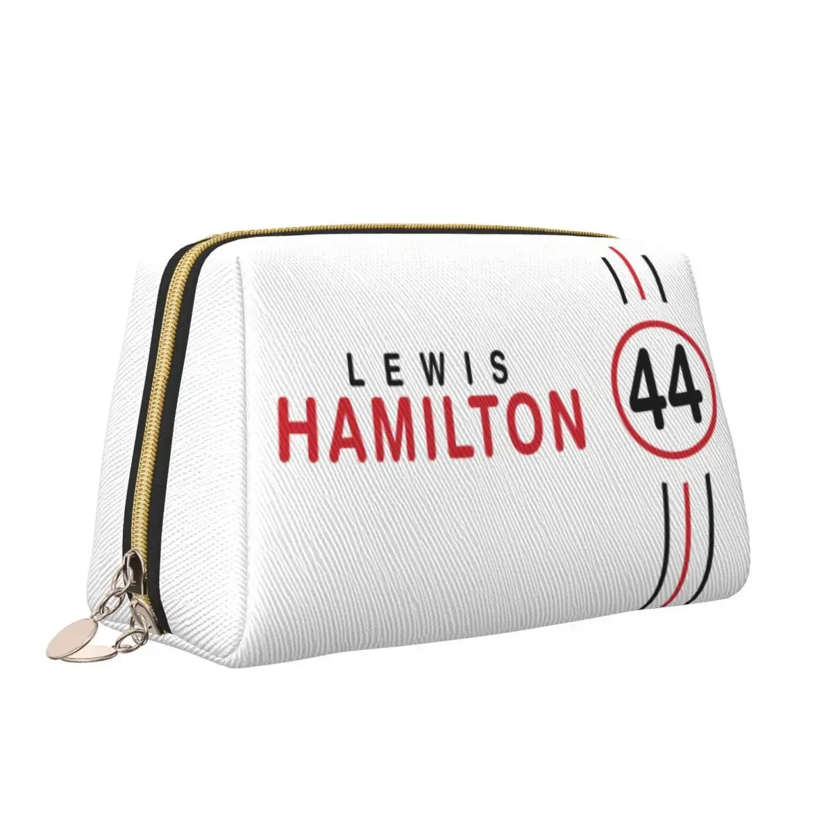 Custom Hamiltons 44 Car Race Toiletry Bag Women Cosmetic Makeup Organizer Lady Beauty Storage Dopp Kit Case