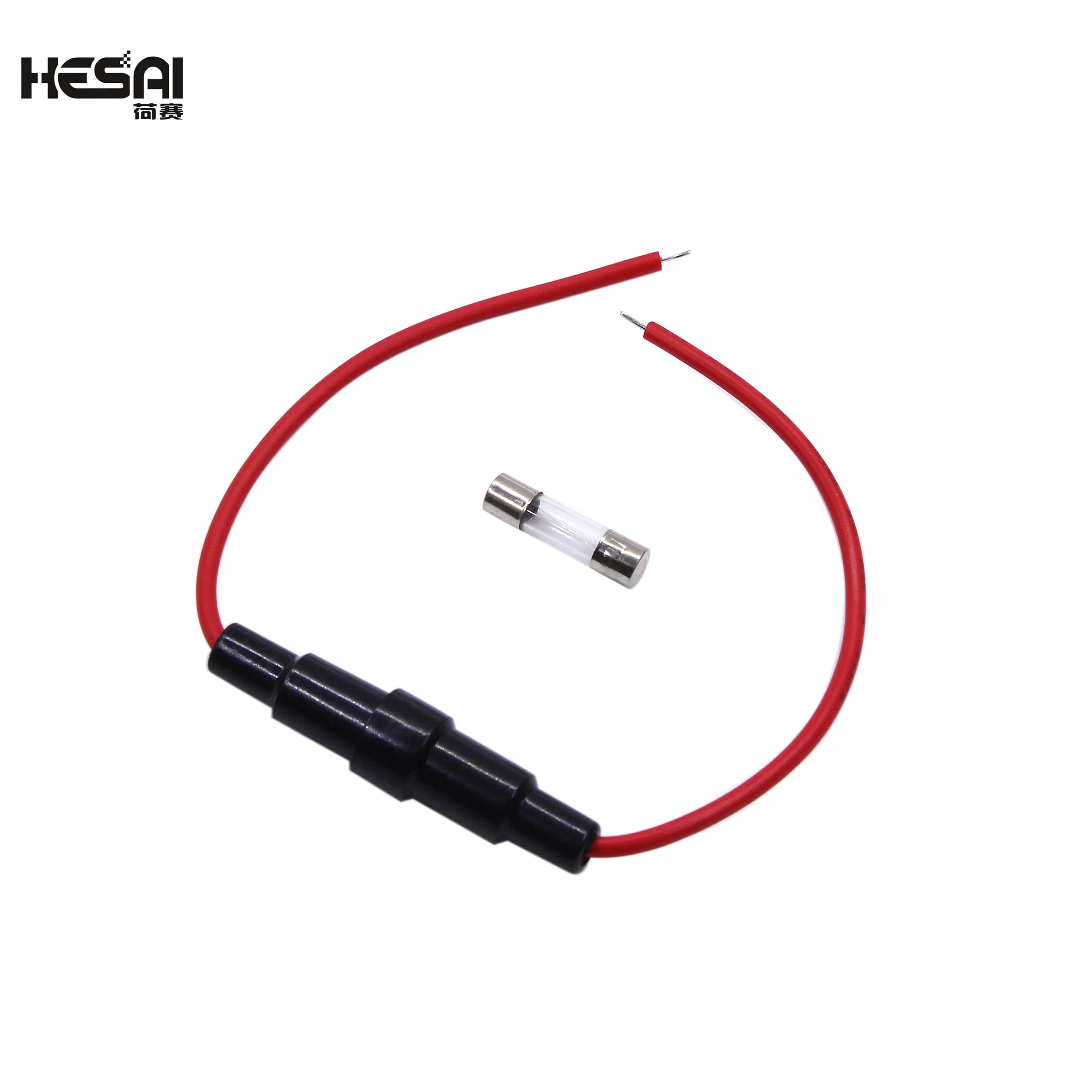 5x20mm fuse holder/fuse box/fuse sleeve/base with spring inside