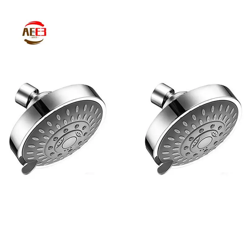 AEE3-2X Shower Head, High Pressure 5 Settings Showerhead With Adjustable Swivel Ball Joint