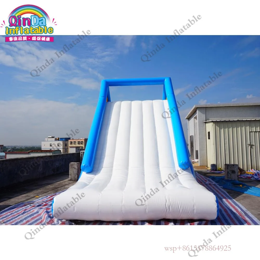 Price Factory 8X3x4m Giant Inflatable Water Slide ,Aqua Park Big Inflatable Water Slide For Sale