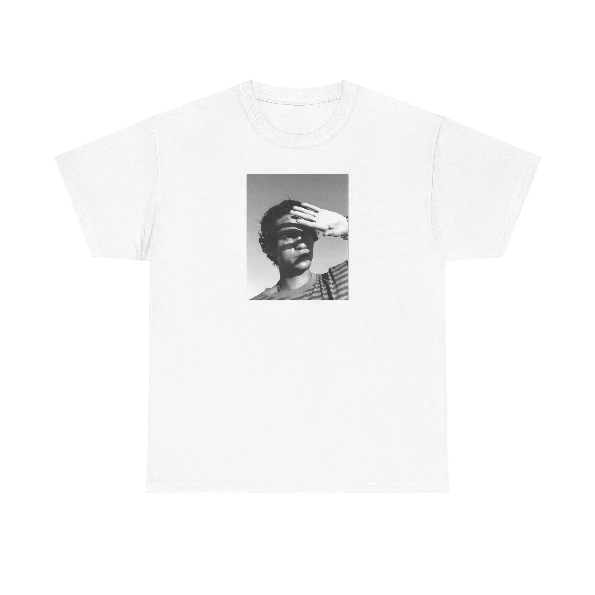 Dominic Fike Heavy Cotton Band T Shirt Photoshoot Y2K
