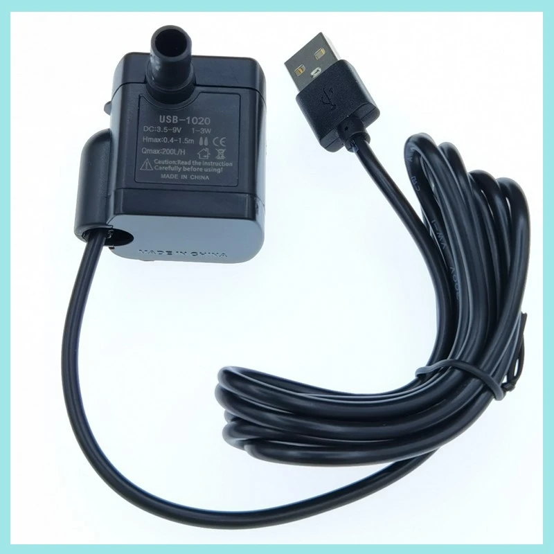 DC 3.5V-9V Mini Submersible Water Pump for Aquarium Landscape Fish Bowl Micro Pump 3W USB-1020  Accessories Pet Supplies B2 view 3