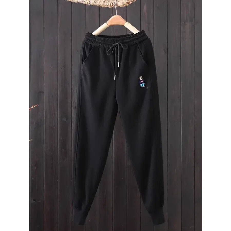 

Women's autumn and winter new sports pants slimming and leg binding pants Harun casual versatile pure cotton pants