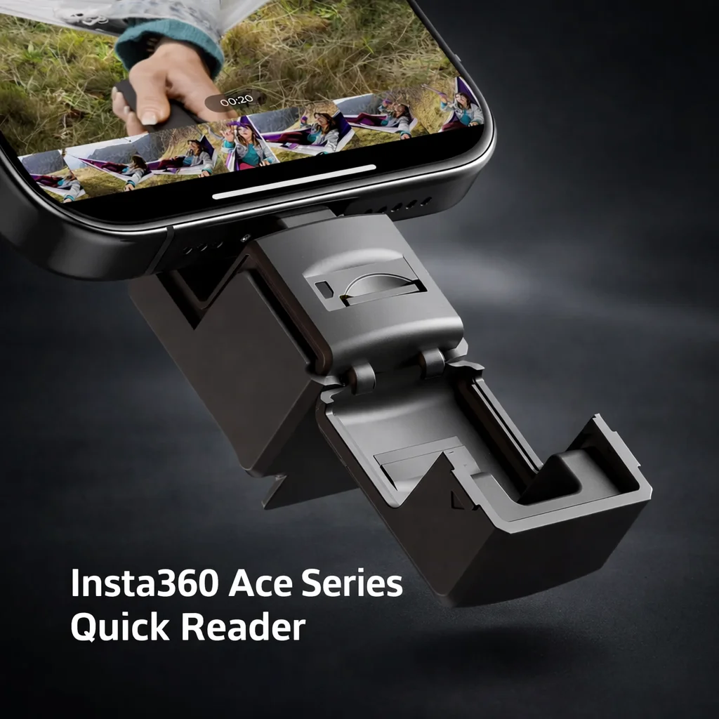 

Модуль быстрой передачи данных Insta360 Ace Series Quick Reader (Plug and Play) для Ace Pro 2, Ace Pro, iOS, Android, MFI