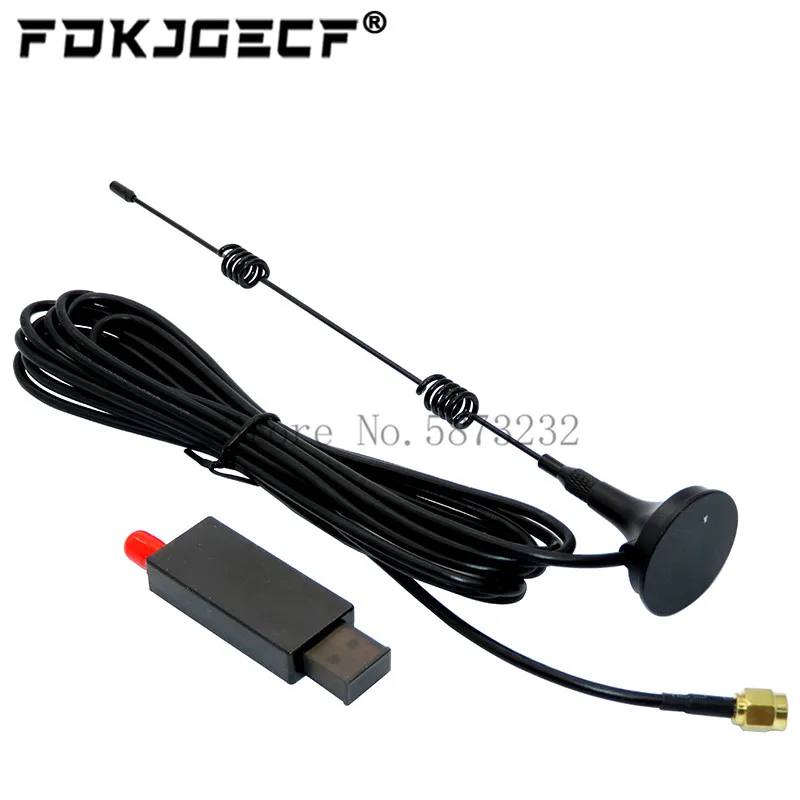 Wireless Zigbee CC2531 2540 Sniffer Bare Board Packet Protocol Analyzer USB Interface Dongle Capture Packet Module +8DBI Antenna