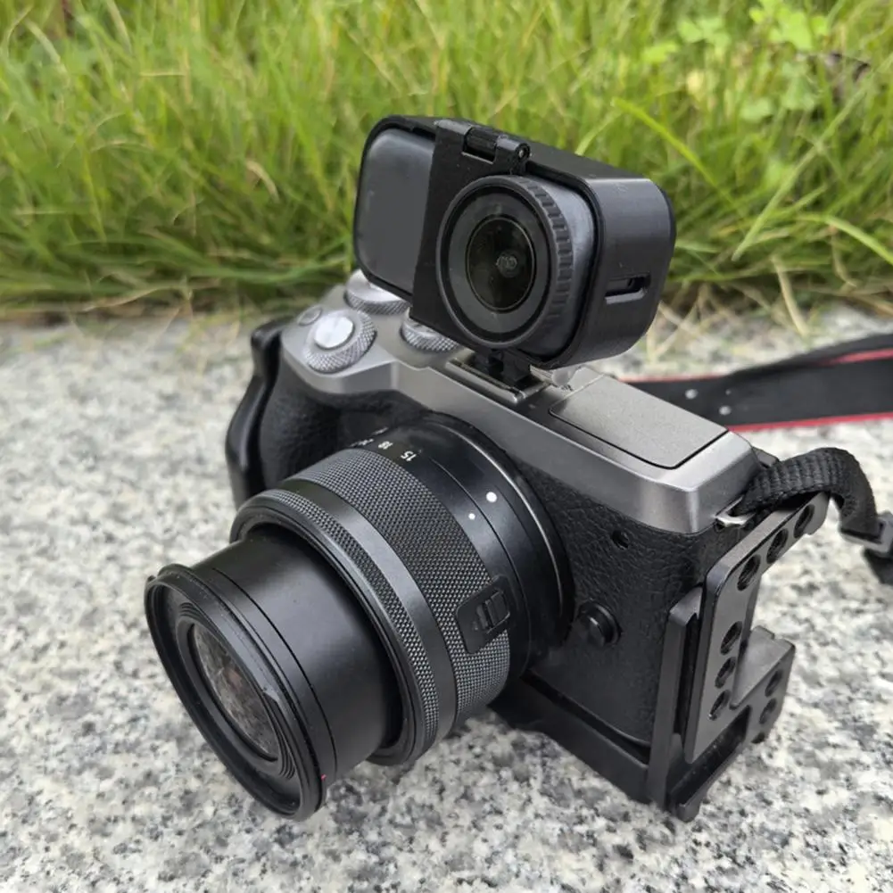 Snap-on Camera Mount Quick Release Action Camera Mount for Osmo Plastic Expansion Bracket for Vlogging Video Camera Extension