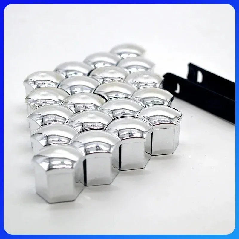 

20Pcs Universal 17 19 21 mm Plastic Car Wheel Nut Covers Bolt Caps For Renault DUSTER Megane Clio 4 Captur GT Auto Accessories