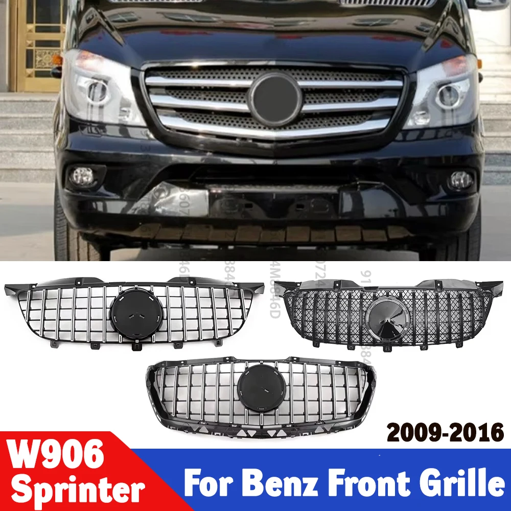 

Решетка переднего бампера в стиле OE для Mercedes-Benz Sprinter W906 2009-2016, замена ABS, гриль в гоночном стиле, заводской вид