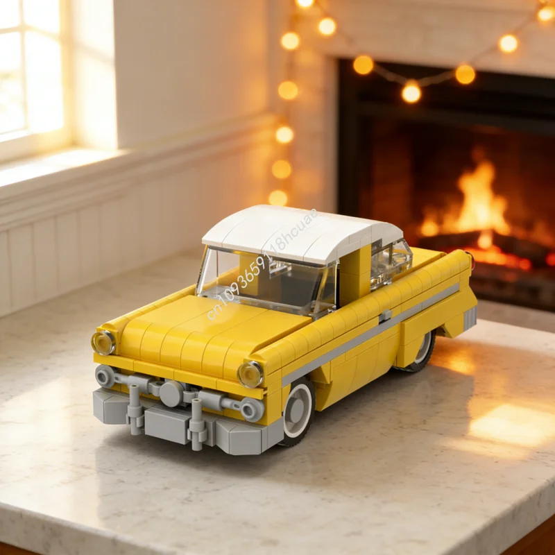 

294pcs MOC City Forded Customline Model Building Blocks Architecture Christmas Gifts Toys Assemble DIY Creative Education Idea