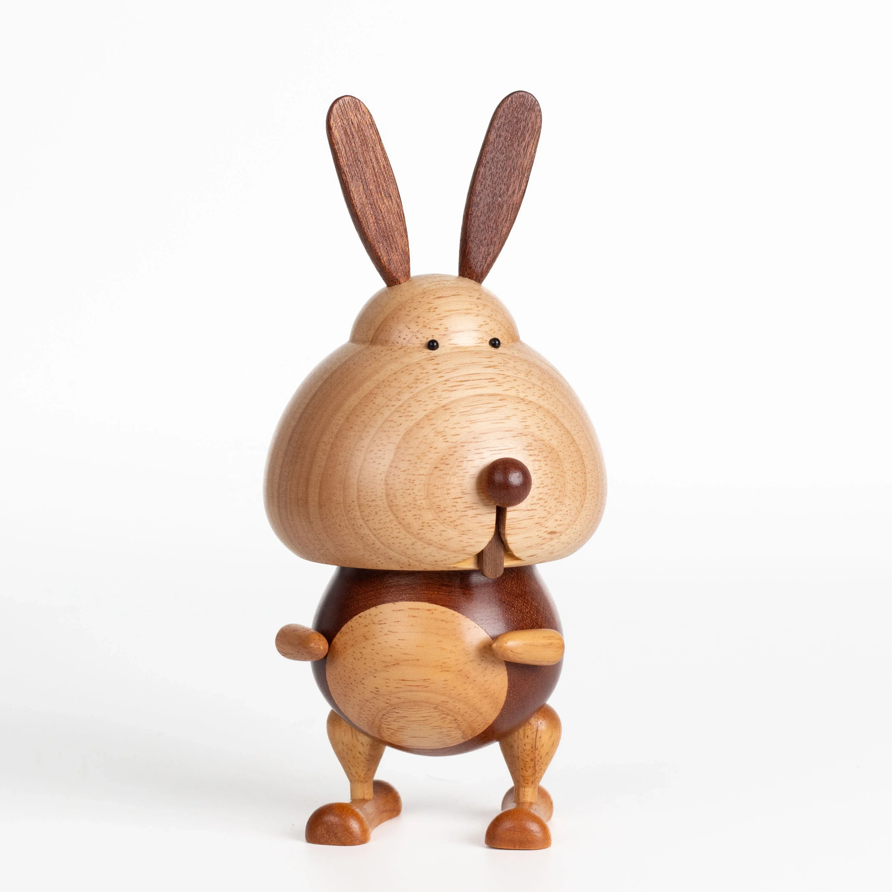 Kotak Musik Kelinci Zodiak Cina dari Kayu Kreatif Kerajinan Buatan dengan Logo Kustom untuk Hadiah Ulang Tahun Dekorasi Dalam Ruangan