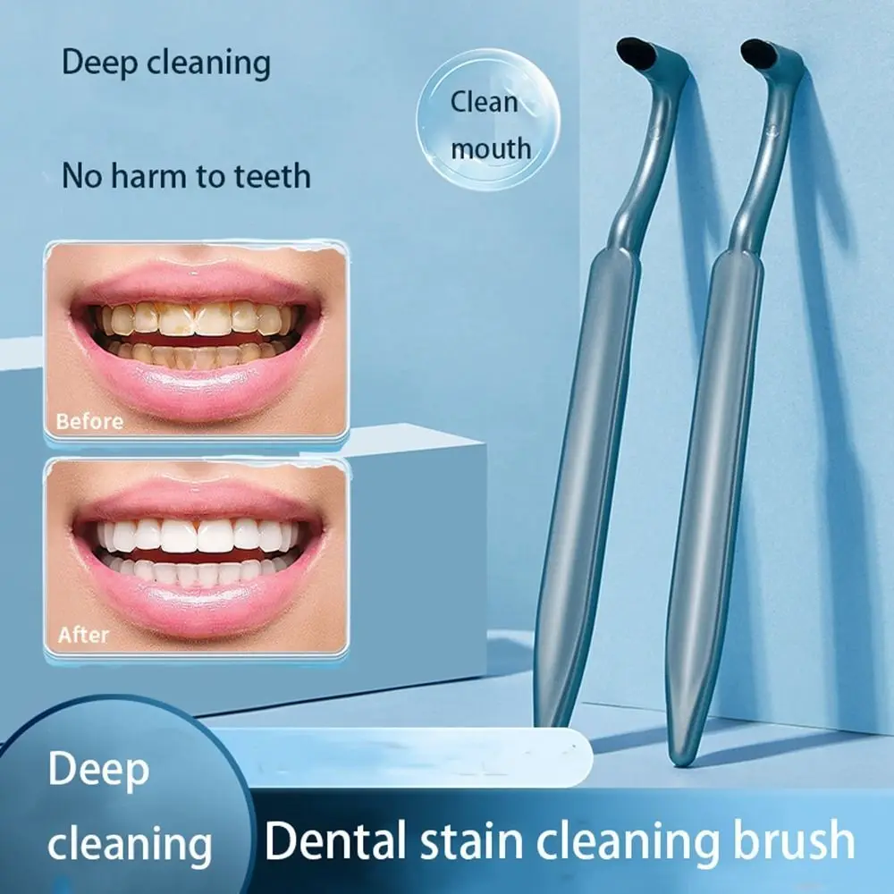 

1PC Mini Teeth Stain Eraser Sponge Remover Tea Smoke Stains Orthodontic Toothbrush Oral Care Interdental Teeth Whitening Brush