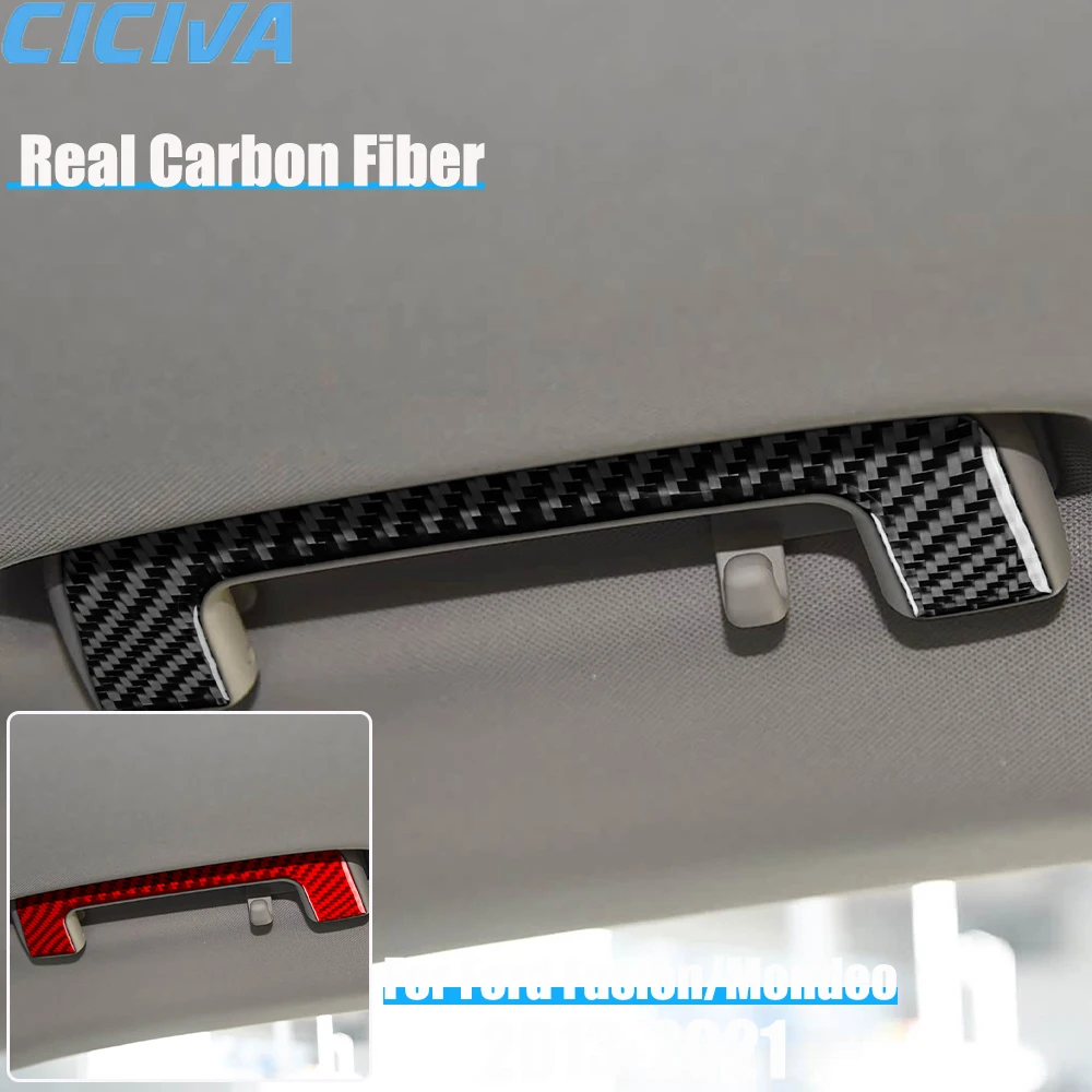 

Настоящее углеродное волокно, автомобильные аксессуары, защитные перила на крышу, декоративная крышка, мягкая наклейка для Ford Fusion/Mondeo 4-го поколения 2013-2021