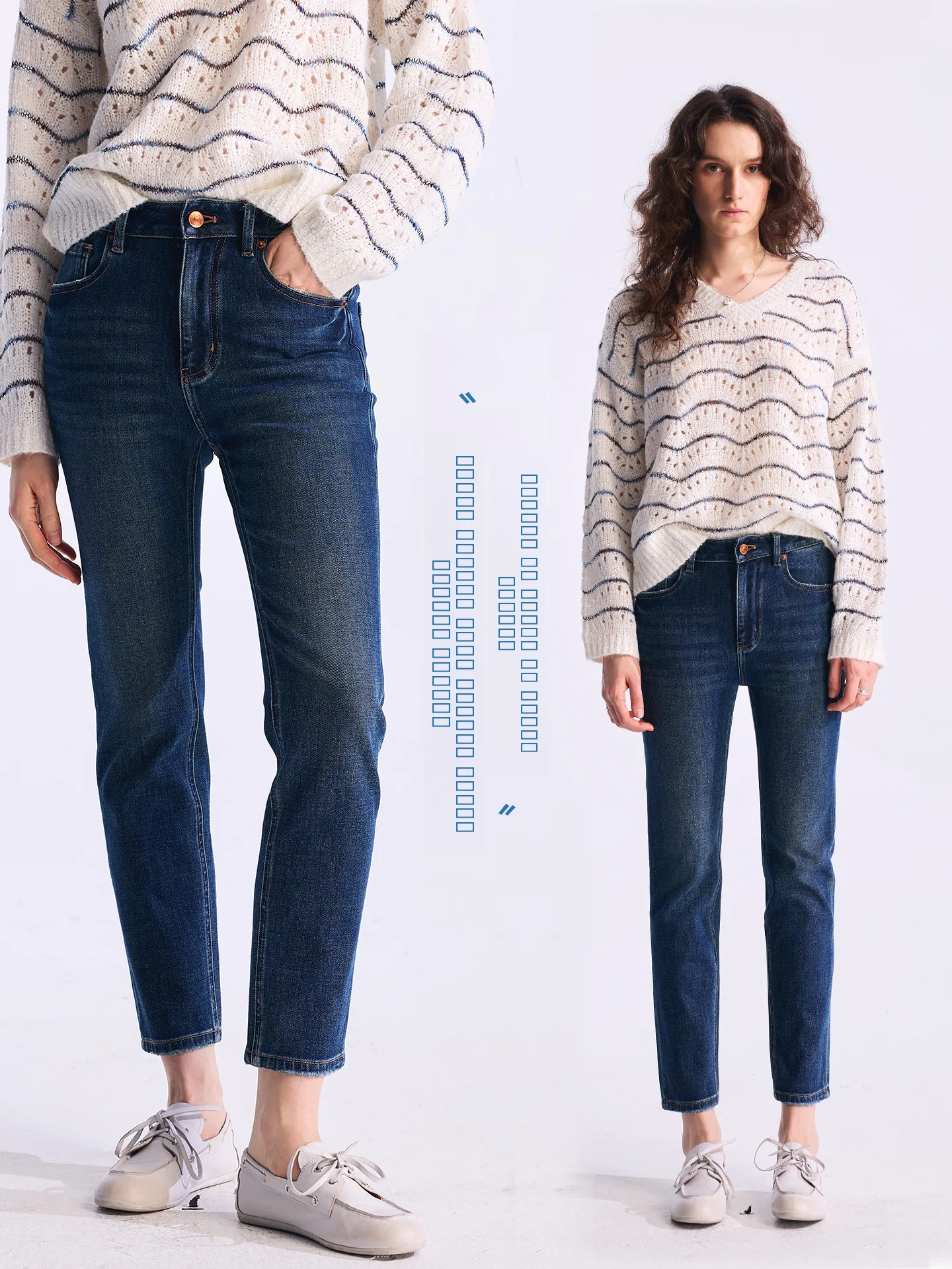 

Женские джинсы-карандаш с высокой талией, облегающие, длиной 7/8, из хлопка со стрейчем, на молнии, новинка весны