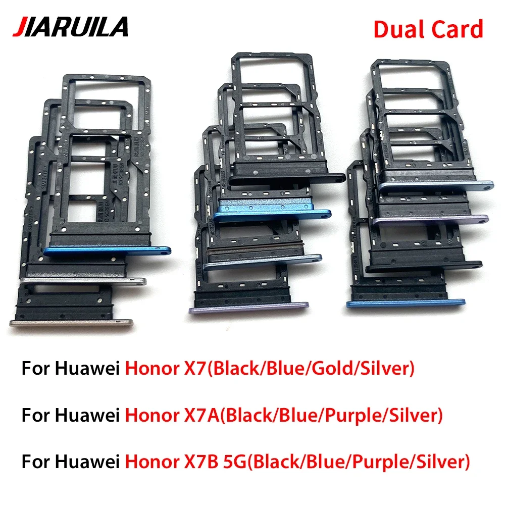 Dual SIM Card Tray Slot Holder Replacement Part For Huawei Honor X7 X7A X7B 5G