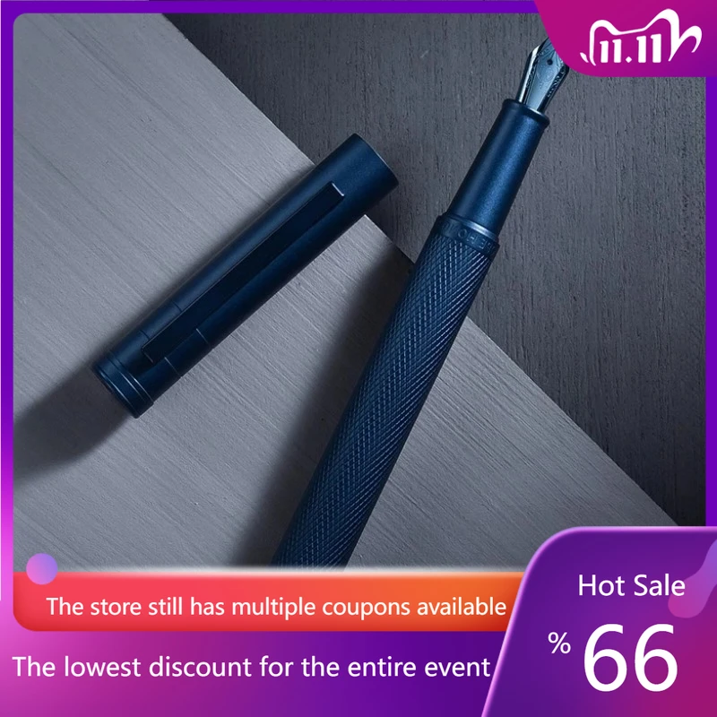 penne-stilografiche-a-squame-di-pesce-hongdian-038ef-05f-bent-mb-10mm-pennino-cartucce-d'inchiostro-sostituibili-penna-di-lusso-forniture-per-studenti-per-ufficio