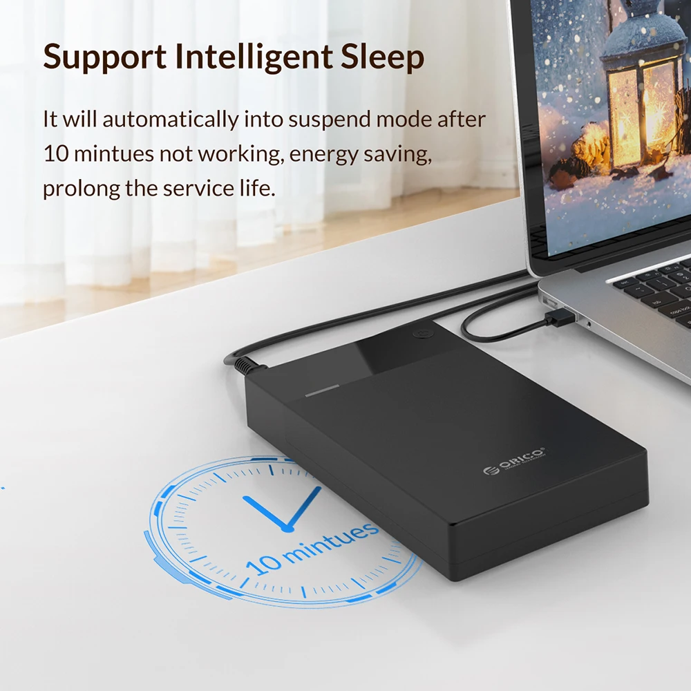 ORICO 2.5/3.5 Inch HDD SSD SATA to USB 3.0 HDD Hard Drive Enclosure 3.0 HDD Docking Station for 2.5/3.5