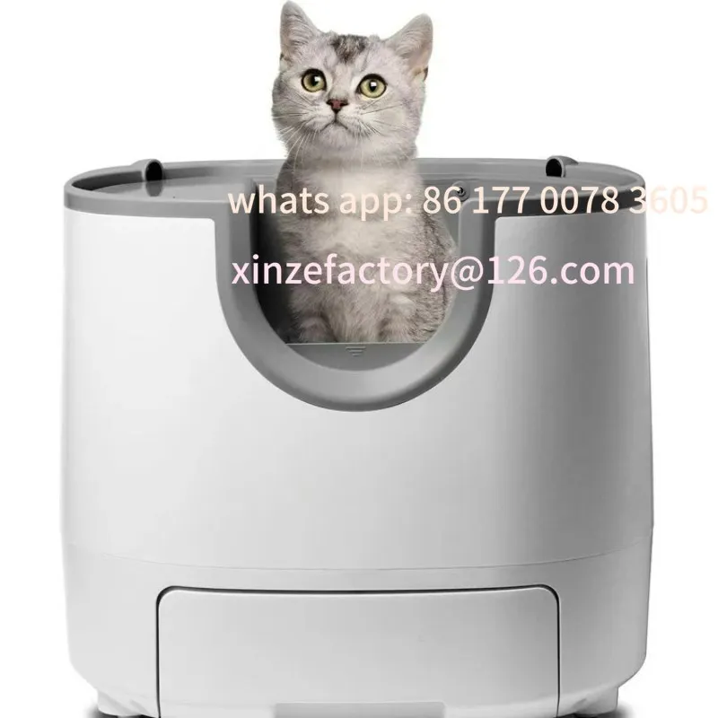 

Customizable Automatic Smart Cat Litter Box Self Cleaning 11L Large Capacity Pet Toilet Litter Tray