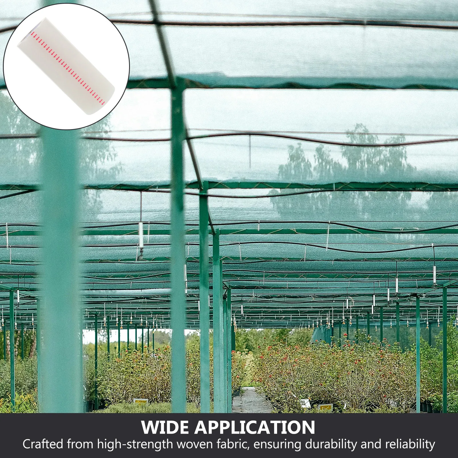 Greenhouse Repair Tape High Strength Woven Fabric 15Cm 10M Heavy Duty Plastic Polyethylene Film Patch for Garden Rain Film