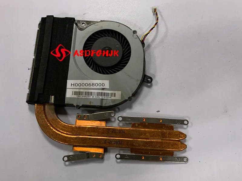 

Used Original H000068000 Heatsink Cooling Fan 13N0-W9A0302 DFS531305M30T For Toshiba Satellilte P50-B 100% Tesed Ok