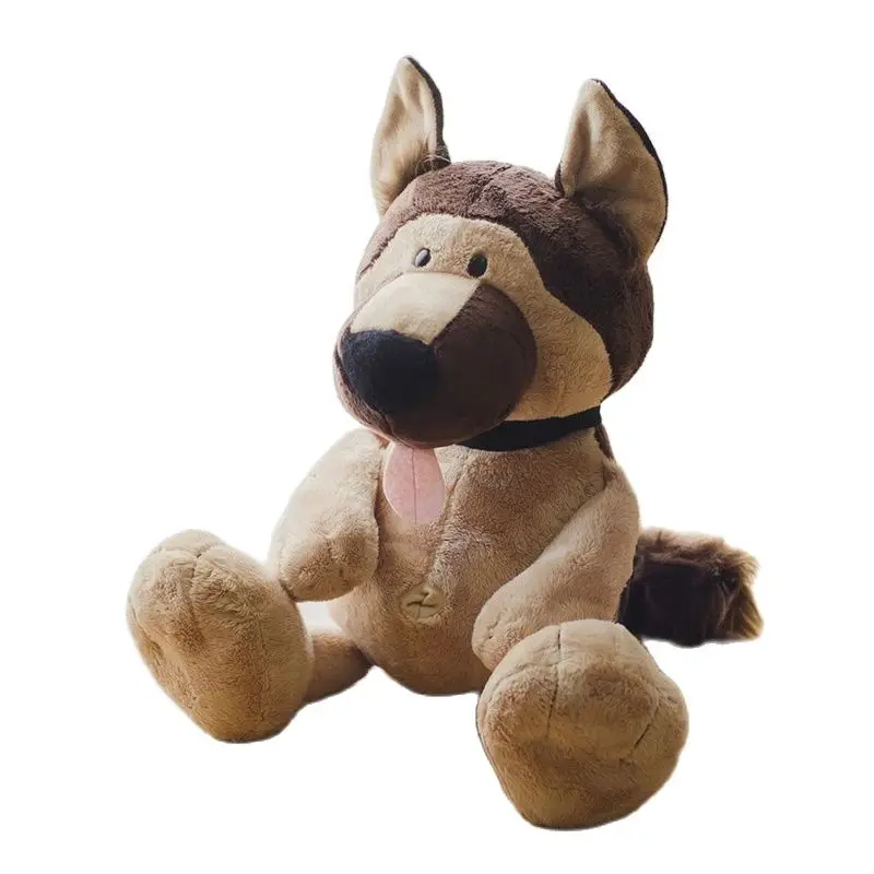 35-45cm Soft toy Sheepdog action dog Police Dog Cute cartoon children doll Rag Doll Holiday gift