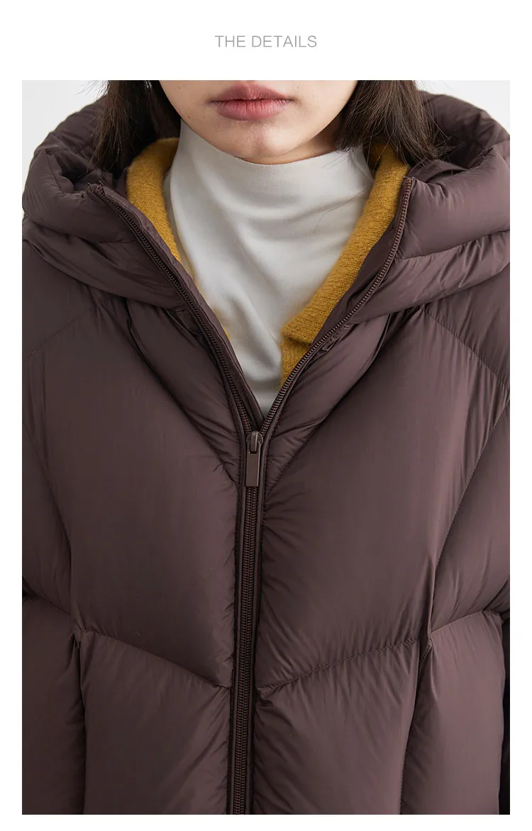 CHIC VEN Fashion Women Down Coats Solid Short Loose Casual Hooded Female Down Jacket 90 White Duck Down Autumn Winter 2025