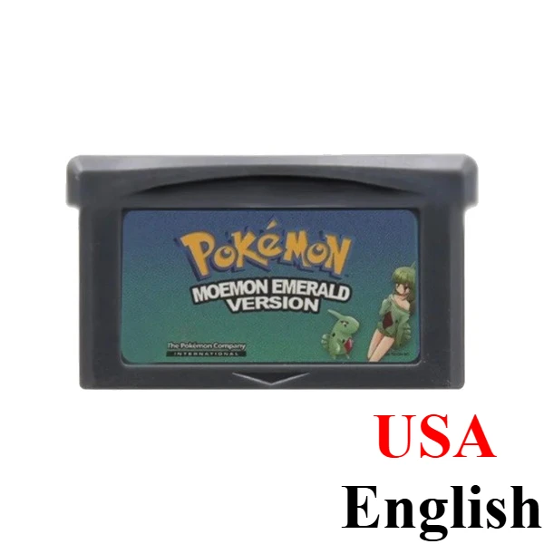 Pokémon GBA Spielkassette FireRed LeafGreen Ruby Sapphire Emerald Snakewood Clover für GBA SP Retro-RPG-Spielesammlung Geschenk – Detail 5