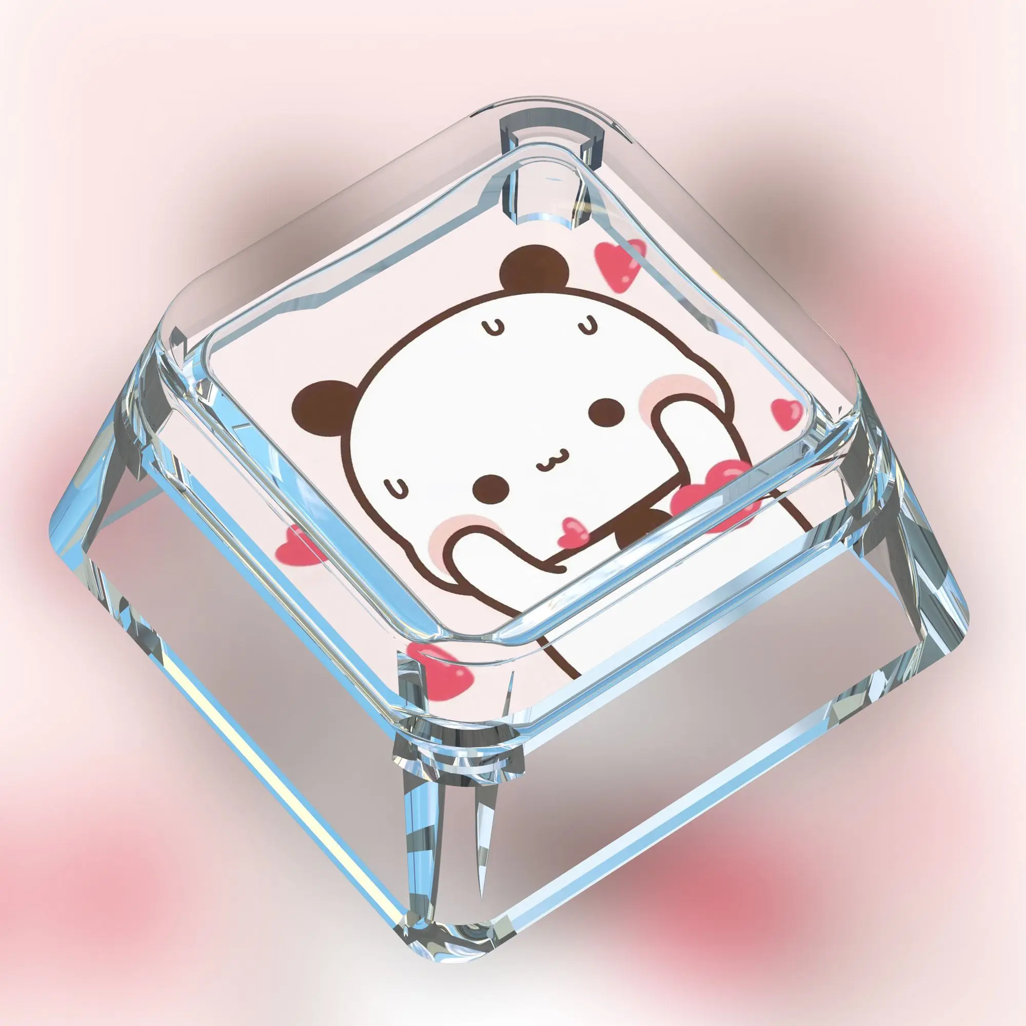 Cute Bubu Dudu Keycaps ABS Custom Mechanical Keyboard Keycap Set Kawaii Panda DIY Desk Decor Gift For 61/64/68/84/75/86Keys view 3