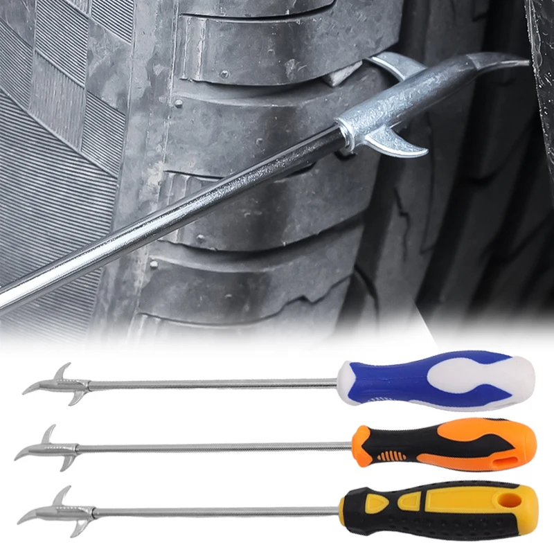 Car Tire Stone Removal Hook Cleaning Scraper Explosion-proof Small Stone Clean Hook Auto Removal Stones Tool Tire Maintenance