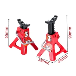 Auto RC Acciaio Asse da 3 tonnellate Supporto Capacità di sollevamento Supporto Supporto per carichi pesanti Getto a cricchetto da pavimento per veicolo TRX4 D90 CC01 Auto da arrampicata giocattolo