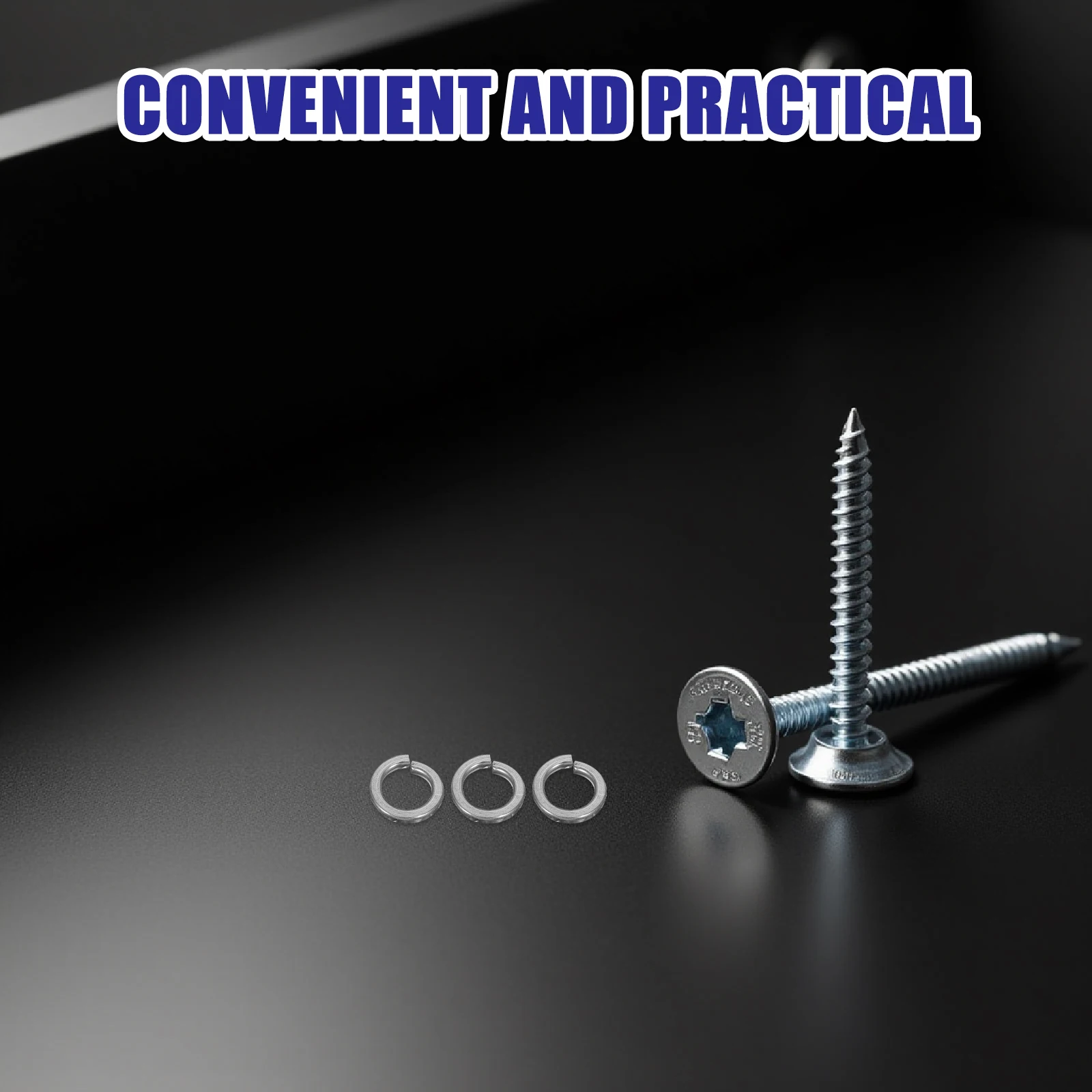 

100Pcs Stainless Steel Split Lock Washers Anti-Loosening Spring Lock Washers for Machinery Automotive Repair Industrial Grade