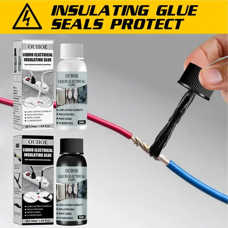 Liquid Electrical Tape Liquid Insulating Rubber Coat Waterproof Seals And Protect Electrical Connections Liquid Insulating Glue