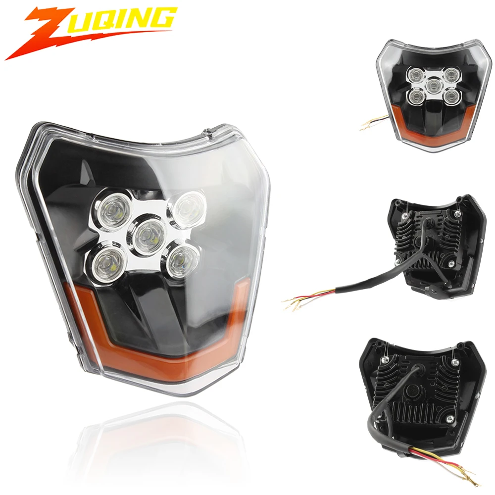 

Motorcycle Headlight LED Wick Tuning for KTM EXC XC SX SXF XCW EXCF 125 150 200 250 300 350 400 450 500 Enduro Motocross Parts